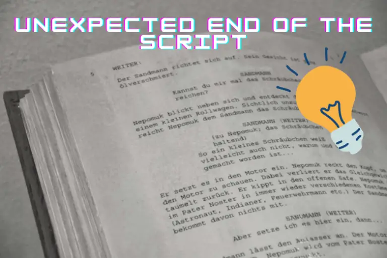 unexpected end of the script